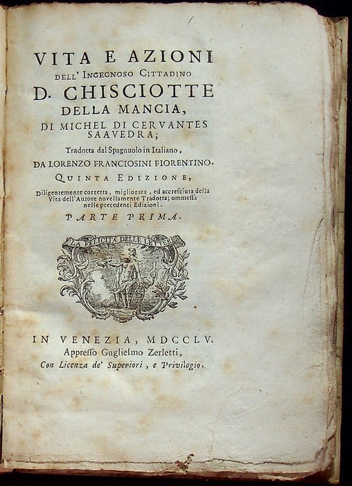 Vita e azioni dell'ingegnoso cittadino D. Chisciotte della Mancia, di …