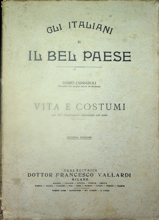 Vita e costumi.