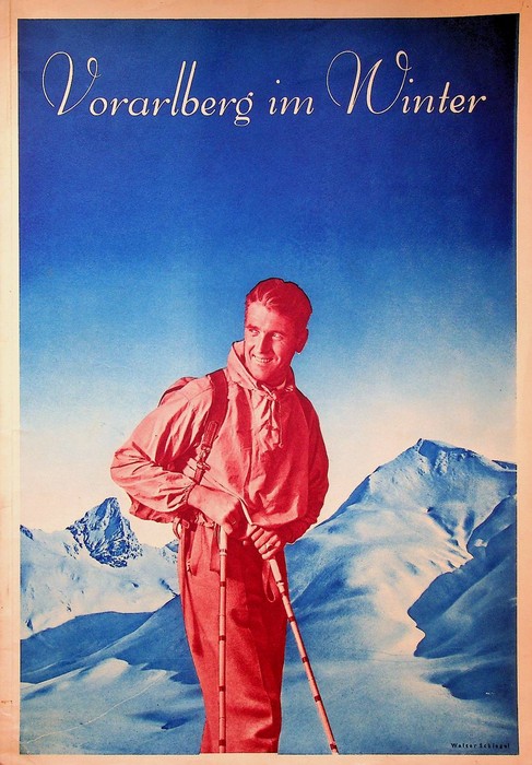 Vorarlberg im Winter.