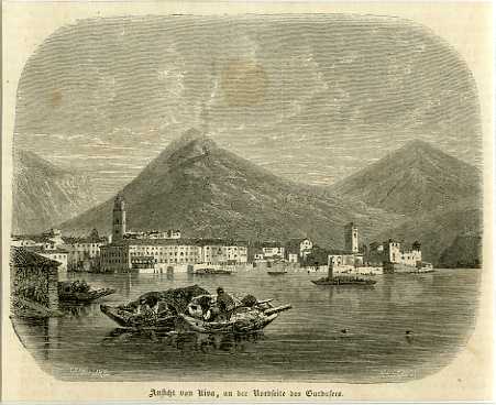 Vue de Riva, Ã l'extrÃ¨mitÃ¨ septentrionale du lac de Garda.