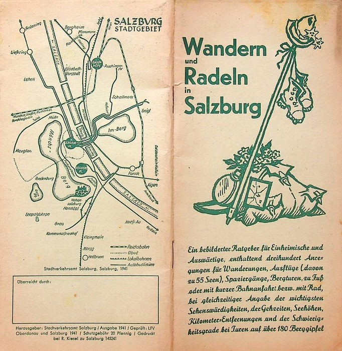 Wandern und Radeln in Salzburg (deutsch).