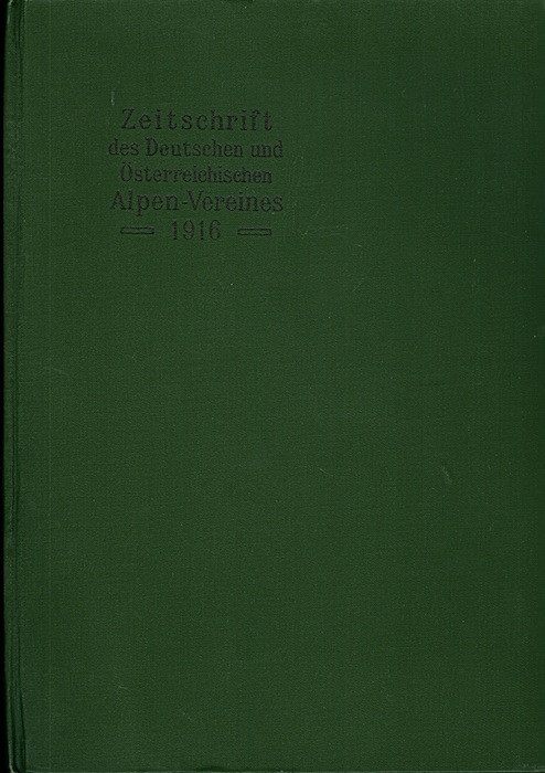 Zeitschrift des Deutschen und Ã–sterreichischen Alpenvereins.