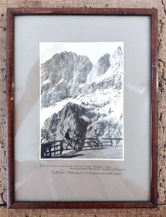Zur Erinnerung an die Dachstein-Fahrt 1936 von Deinem Freund Ludwig …