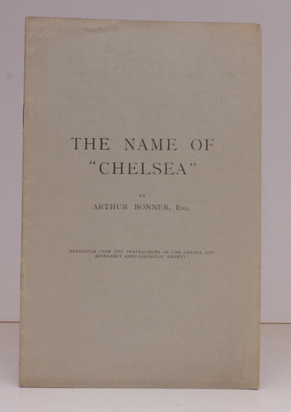 The Name of 'Chelsea'. NEAR FINE COPY