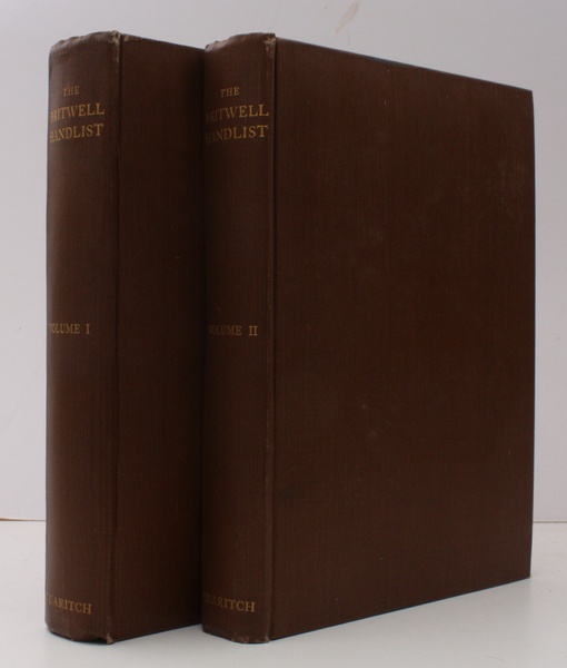 The Britwell Handlist. Or, Short-Title Catalogue of the Principal Volumes …