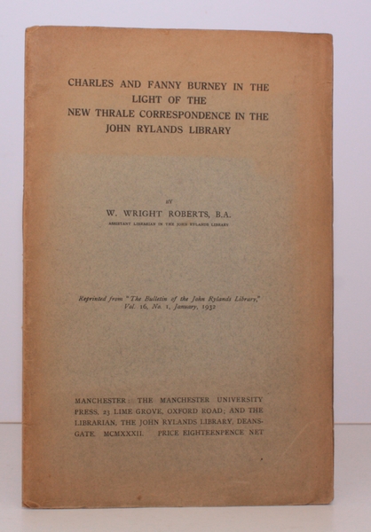 Charles and Fanny Burney in the Light of new Thrale …