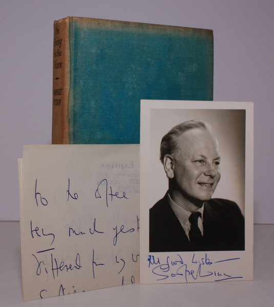 On Going to the Wars. SIGNED PRESENTATION COPY WITH A.L.s