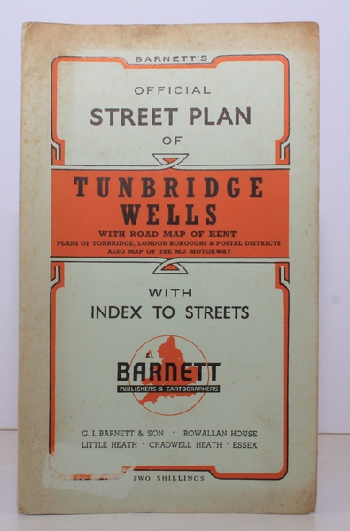 Barnett's Official Street Plan of Tunbridge Wells. With Road Map …