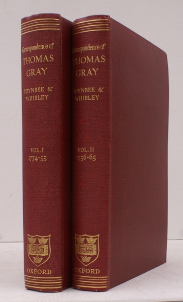 Correspondence of Thomas Gray. Edited by the late Paget Toynbee …