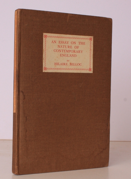 An Essay on the Nature on contemporary England. BRIGHT, CLEAN …