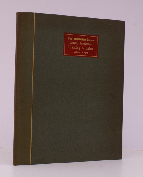 The Times Literary Supplement Printing Number, October 13 1927.