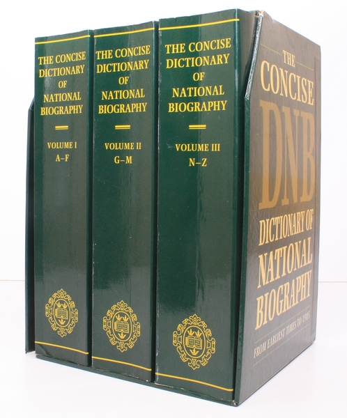 The Concise Dictionary of National Biography from earliest Times to …