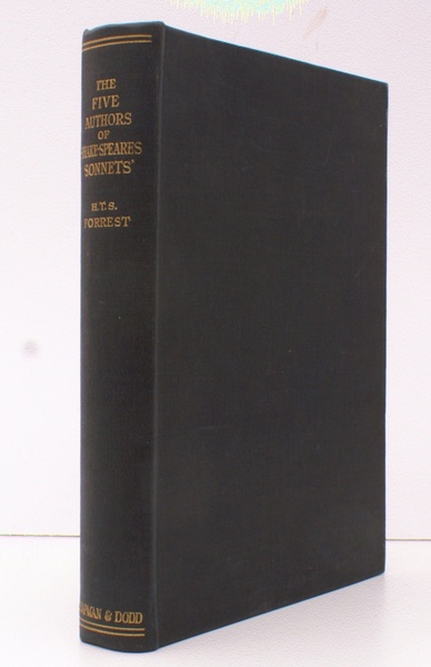 The Five Authors of Shakespeare's Sonnets. BRIGHT, CLEAN COPY OF …