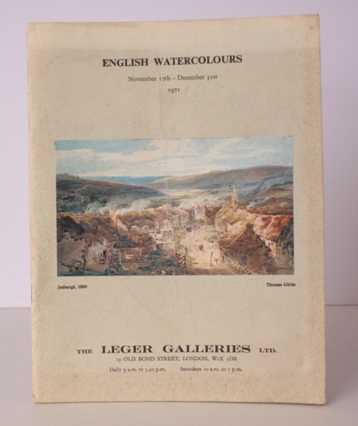 [Sale Catalogue of] English Watercolours. November 17th-December 31st 1971. IN …