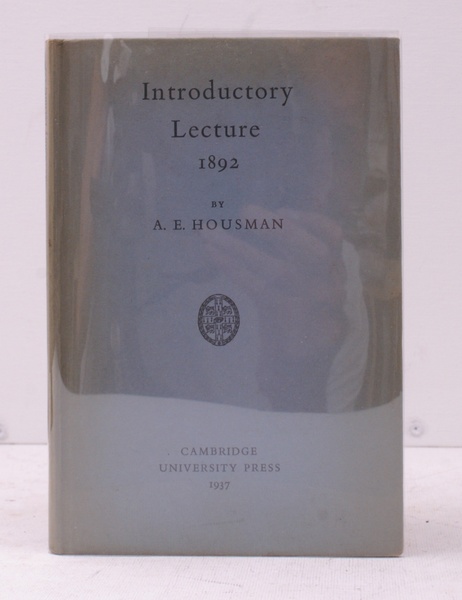 Introductory Lecture. Delivered before the Faculties of Arts and Laws …