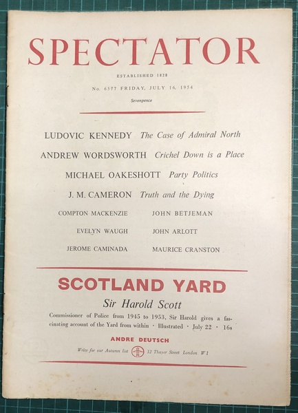 'Dropmore Press Makes Good' [review in] Spectator No. 6577. July …