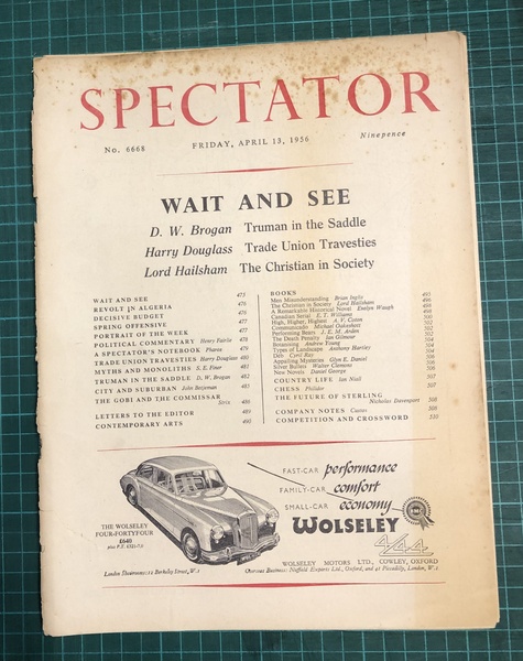 'City and Suburban' [with] 'A Remarkable Historical Novel' [in] Spectator …