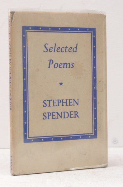 Selected Poems. SIGNED BY THE AUTHOR