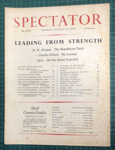 'City & Suburban' [in] Spectator No. 6685. August 10 1956. …