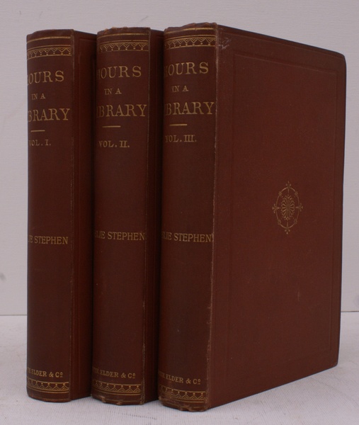 Hours in a Library. New Edition, with Additions. SPLENDID SET …