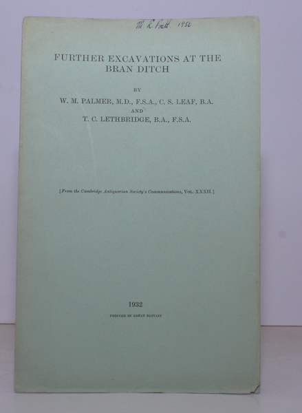 Further Excavations at the Bran Ditch. BRIGHT, CLEAN COPY