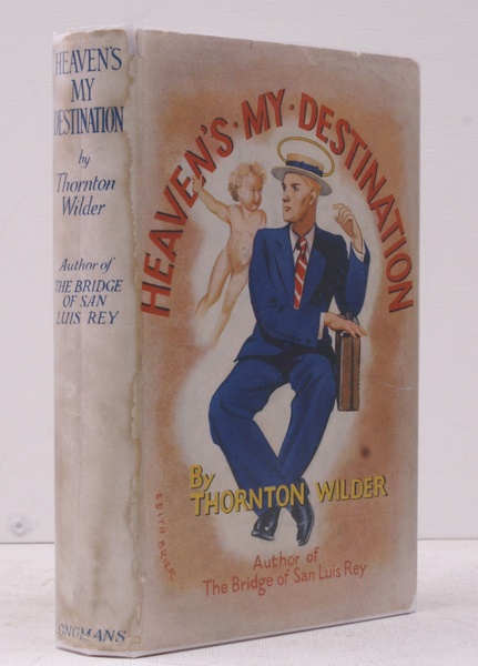 Heaven's My Destination. FIRST EDITION IN UNCLIPPED DUSTWRAPPER