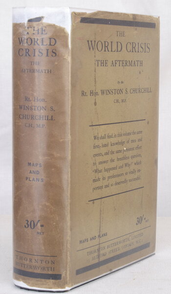 The World Crisis. The Aftermath. [Third Impression]. IN UNCLIPPED DUSTWRAPPER