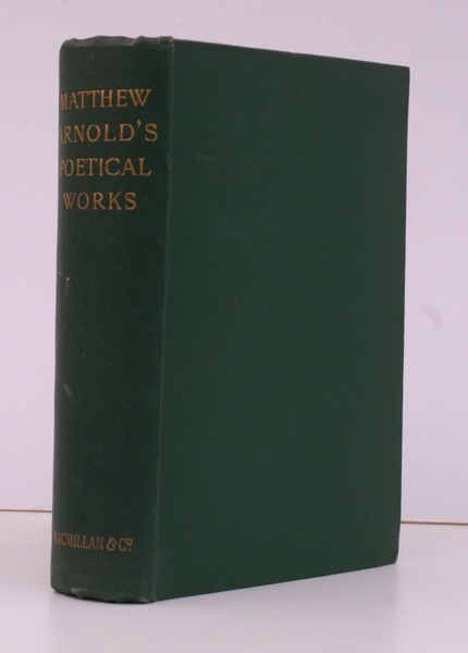 Poetical Works of Matthew Arnold. NEAR FINE COPY IN PUBLISHER'S …