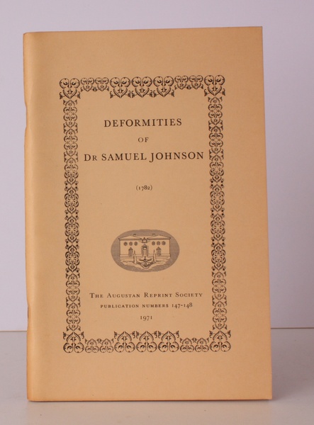 Deformities of Dr. Samuel Johnson. Samuel Johnson. Selected from his …