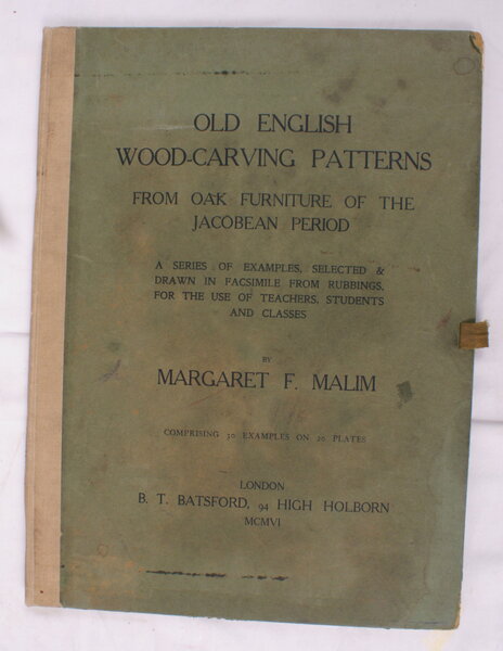 Old English Wood-Carving Patterns from Oak Furniture of the Jacobean …