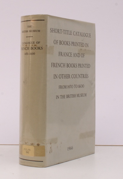 Short-Title Catalogue of Books printed in France and of French …
