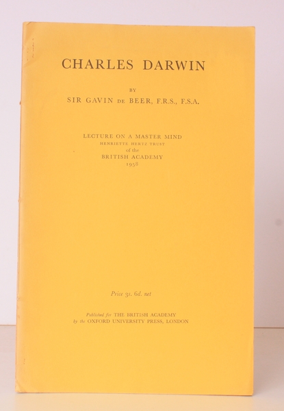 Charles Darwin. Lecture on a Master Mind. BRIGHT, CLEAN COPY