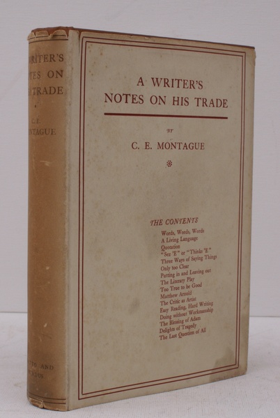 A Writer's Notes on his Trade. [First Trade Edition]. IN …