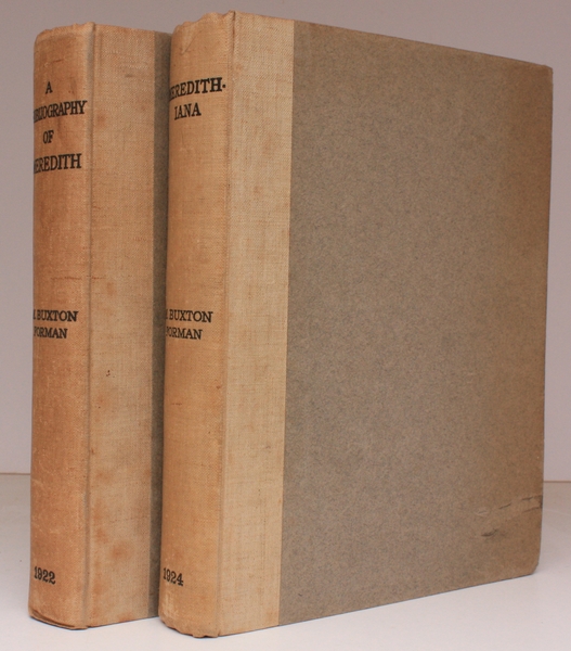 George Meredith. A Bibliography of the Writings in Prose and …