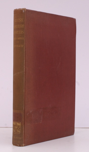 English Borough Charters 1307-1660.
