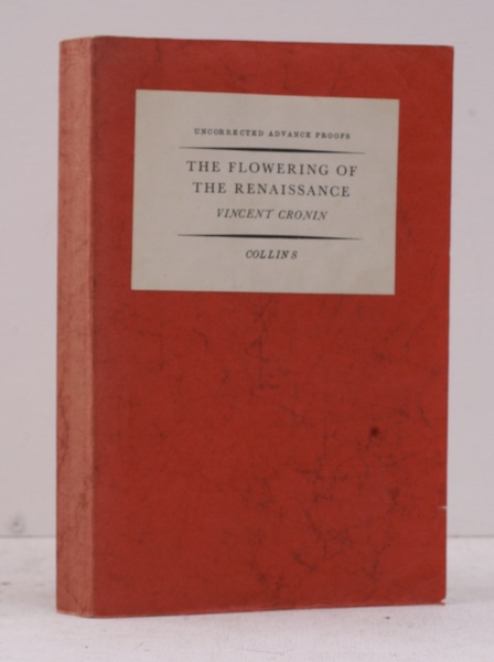 The Flowering of the Renaissance. UNCORRECTED PROOF COPY