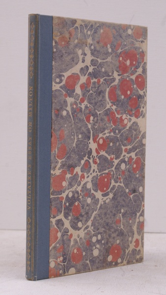 Voltaire's Essay on Milton. Edited by Desmond Flower. 400 COPIES …
