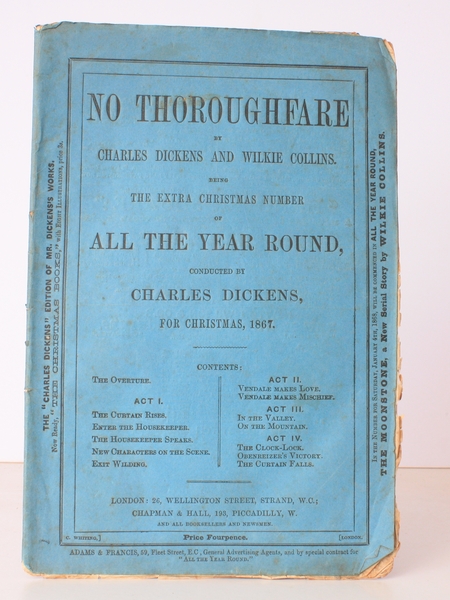 No Thoroughfare. By Charles Dickens and Wilkie Collins. Being the …