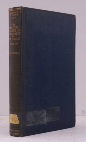 The Provincial System in New Zealand 1852-76.