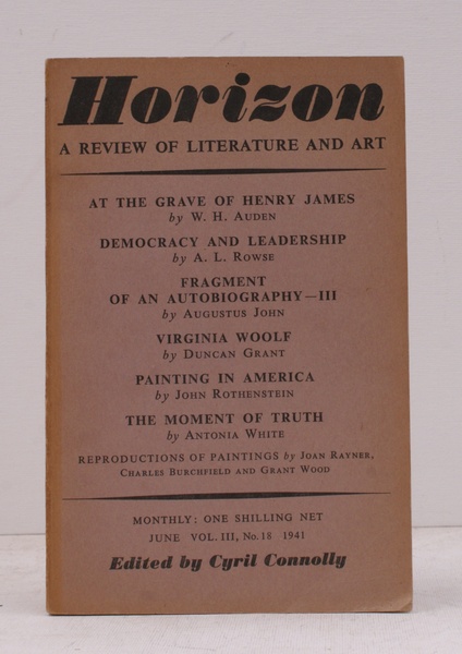 At the Grave of Henry James [in] Horizon. Vol. III. …