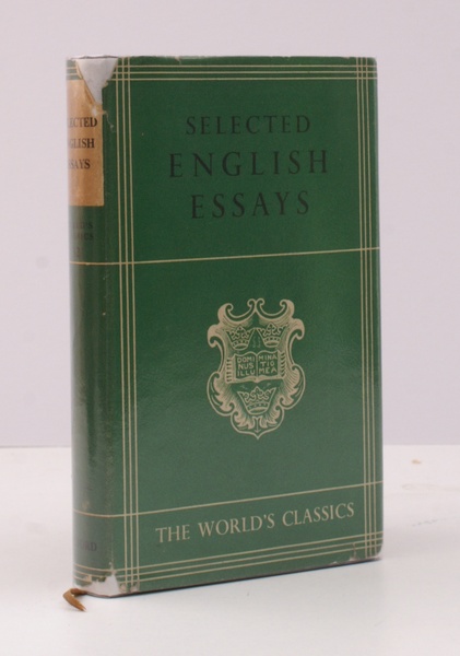 Selected English Essays. Chosen and Arranged by W. Peacock. [Worlds …