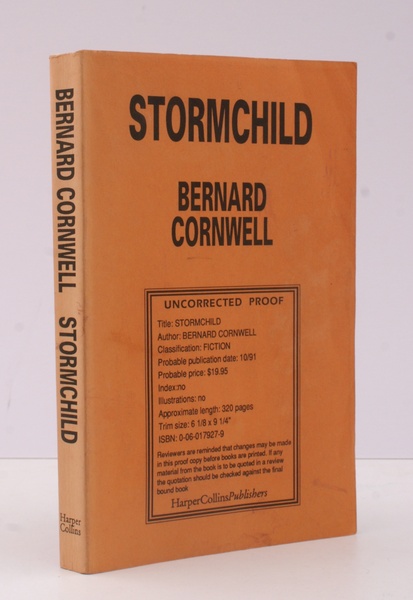 Stormchild. [US Edition]. UNCORRECTED US PROOF COPY