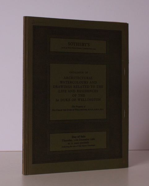 [Sale] Catalogue of Architectural Watercolours and Drawings related to the …