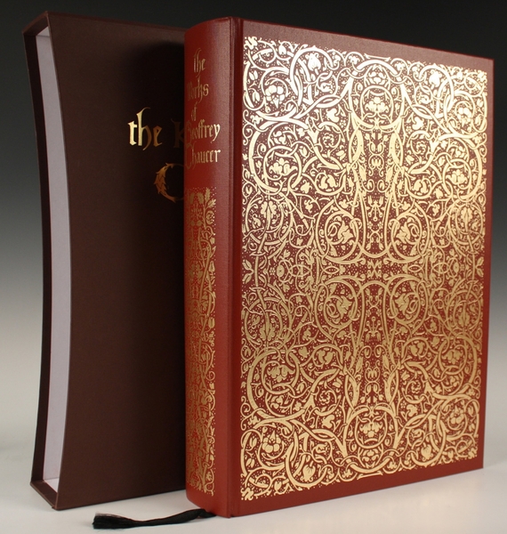 The Works of Geoffrey Chaucer. [Facsimile of the Kelmscott Chaucer.]. …