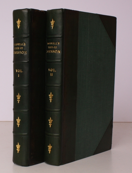 The Life of Samuel Johnson. ELEGANT COPY IN GREEN CALF