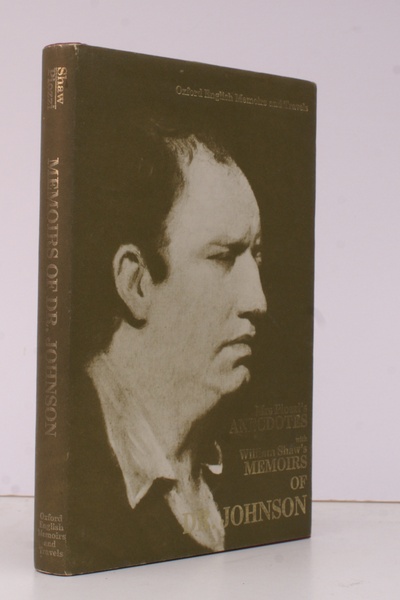 Samuel Johnson. Samuel Johnson edited by William Shaw. Hester Piozzi …