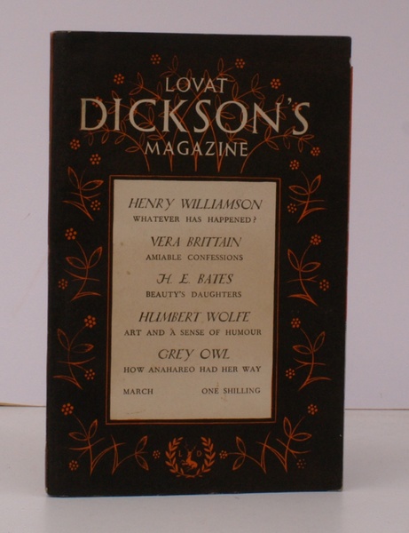 Whatever has Happened?. [in] Lovat Dickson's Magazine. Volume 4. Number …