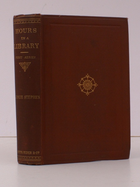 Hours in a Library (First Series). Second Edition. BRIGHT, CLEAN …