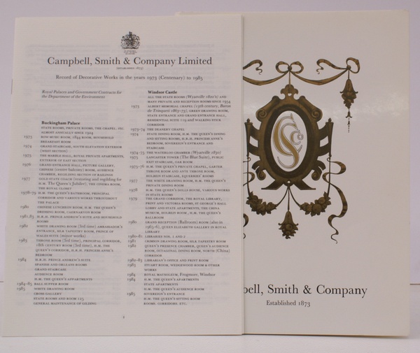 Campbell, Smith & Company. Over a Century of Decorative Craftsmanship. …