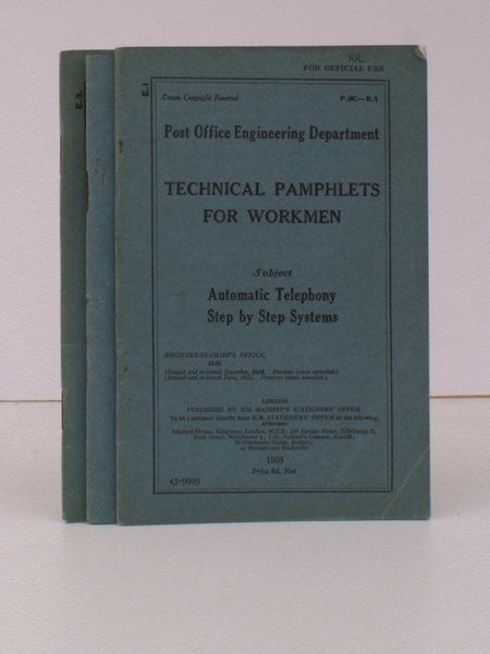 Technical Pamphlets for Workmen. [Group E]. COMPLETE SET IN ORIGINAL …